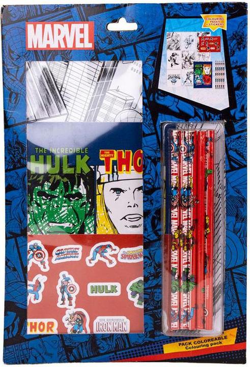 Produktbild Papierwaren-Set The Avengers Blau