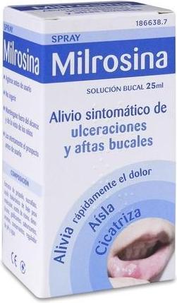 Actual product image Reig Jofre Milrosine Buccal Solution 25ml (25 ml)