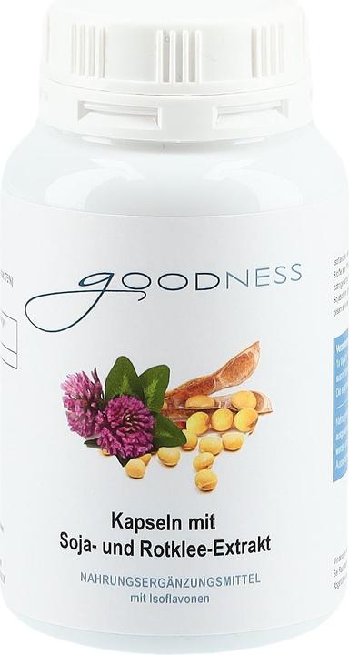 Actual product image Goodness Soy Red Clover-Isaflavone Caps (90 Piece, Capsules, 75 g)