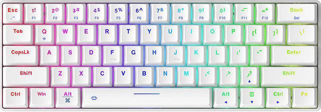 Actual product image Dareu EK861 (US)