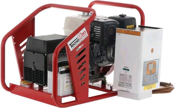 Actual product image TecnoGen Petrol generator 6 kW with AVR control Continuous output 54 kW three-phase (54000 W)