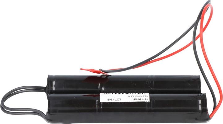 Actual product image AccuCell Akkupack für Not- und Sicherheitsbeleuchtung, 2x3er Stangen mit 10cm Kabelbrücke (1600 mAh, Battery + charger)