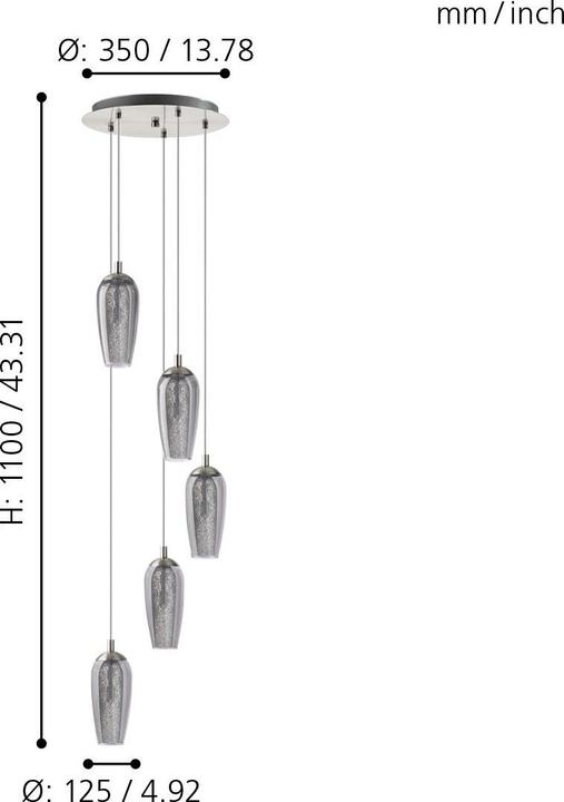 Actual product image EGLO Farsala (G9, 360 lm)