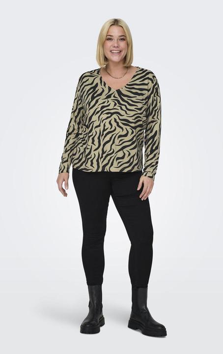 Image du produit Only Coupe normale Col rond Curve Volume des manches Top (M)
