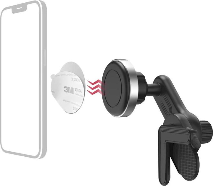 Produktbild Hama Handyhalterung für Tesla Model 3/Y, magnetisch, 360 Grad drehbar, universal