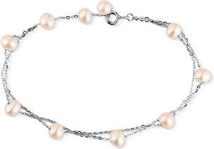 Immagine prodotto JVD - Charming double silver bracelet with pearls SVLB0762SD2P118