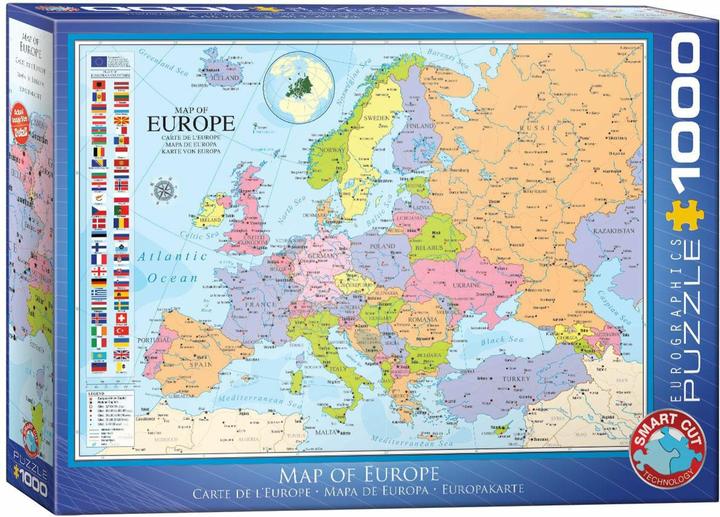 Actual product image Eurographics Map of Europe (1000 pieces)