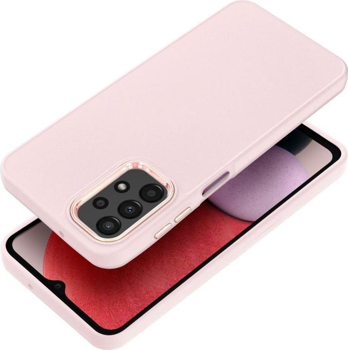 Actual product image OEM Back panel cover FRAME Case for SAMSUNG A13 4G powder pink (Samsung Galaxy A13)
