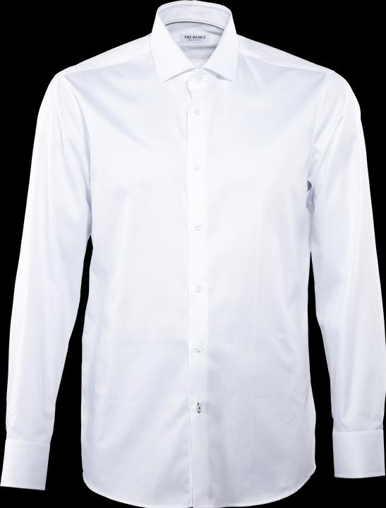 The Basics Hemd Modern Fit Hai bügelleicht white (L)