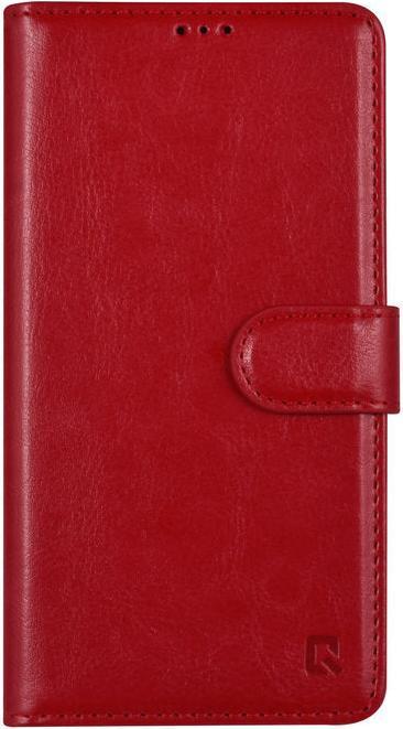 Actual product image UNIQ Accessory Case iPhone 13 - Book Case faux leather red with 3 card slots No.179.2 (Apple iPhone 13, Apple iPhone 16)