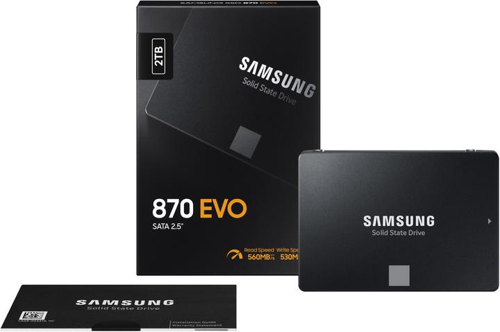 Image du produit Samsung 870 EVO (2000 Go, 2.5")
