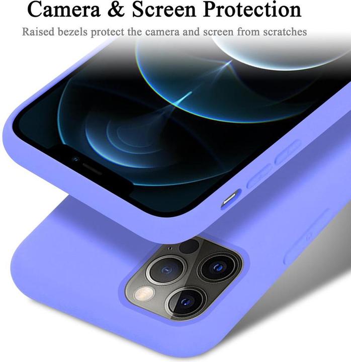 Actual product image Cadorabo TPU Liquid Silicone Case Cover (Apple iPhone 12, Realme 12 Pro+)