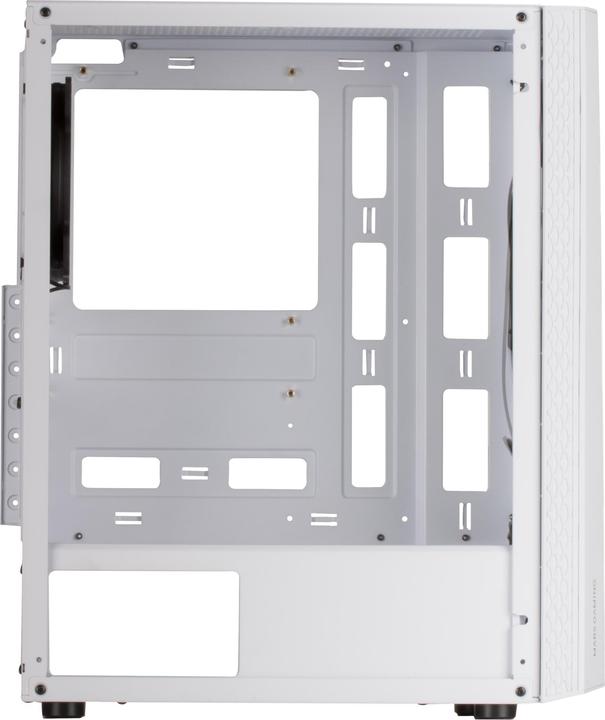 Produktbild Mars Gaming Boitier Moyen Tour ATX MC-ART RGB avec panneaux vitrés (Blanc) (mATX, Mini-ITX, ATX)