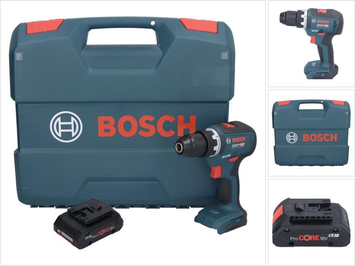 Actual product image Bosch Professional Bosch GSR 18V-55 Professional cordless drill driver 18 V 55 Nm brushless + 1x ProCORE rechargeable (Rechargeable battery operated)