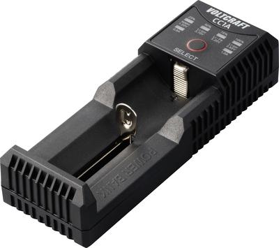Actual product image Voltcraft CC1A Round Cell Charger NiMH, LiIon, LiFePO, NiCd Mignon (AA), Micro (AAA), Baby (C), 10440, 10500 (1 pcs., 10440, 10500, 12500, 12650, 13650, 14500, 14650, 16340, Battery + charger)