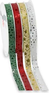 Produktbild Magni Ringelband Glitter Star traditional 10mmx16m (Geschenktüte, 21 x)