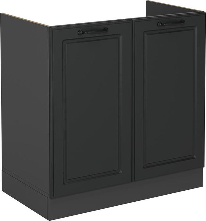Produktbild Vicco Spülenunterschrank R-Line, Anthrazit Landhaus/Anthrazit, 80 cm ohne Arbeitsplatte