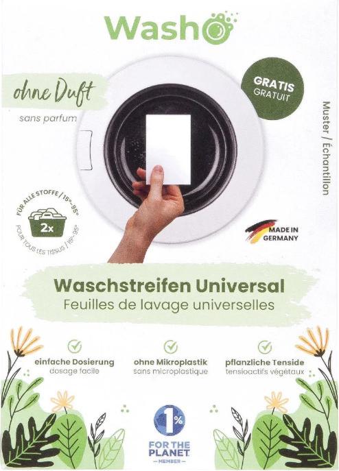 Image du produit Washo Bandelettes de lavage (60 Cycles de lavage, Linge de toilette)