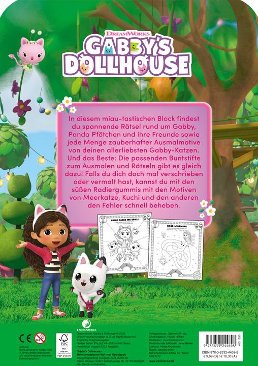 Immagine prodotto Panini La casa delle bambole di Gabby: il mio fantastico divertimento con i colori e i puzzle