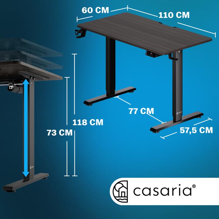 Image du produit Casaria Bureau (110 x 60 x 118 cm)