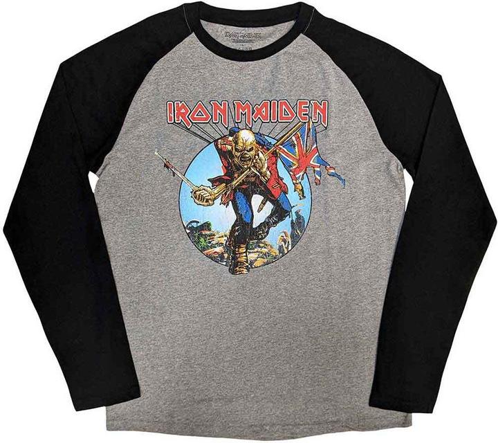 Actual product image Iron Maiden Trooper Burst Raglan Longseeve (L)