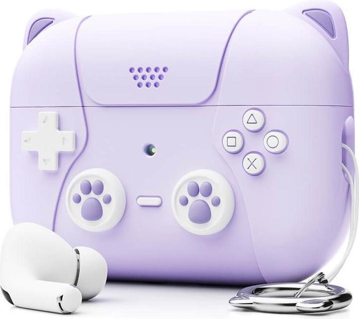Produktbild Cover-Discount Airpods Pro / 3 - Silikoncase Schutzhülle 3D violett (Kopfhörer Hülle)