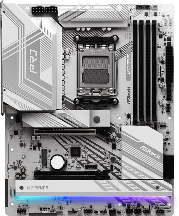 Image du produit AsRock X870 PRO RS AM5 (AM5, AMD X870, ATX)