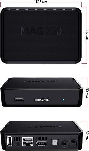 Actual product image infomir MAG 250 IPTV SET TOP BOX Multimedia Player Internet TV IP (IPTV (ready))