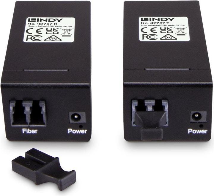 Produktbild Lindy USB 3.1 / 3.0 LWL/Fibre Optic Extender 400m (400 m, USB 3.0, USB 3.1, 5 W)