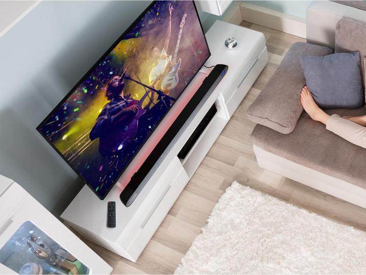 Produktbild Technaxx Soundbar DAB+ TX 139 mit Hintergrundbeleuchtung (40 W, 2.0 Kanal)
