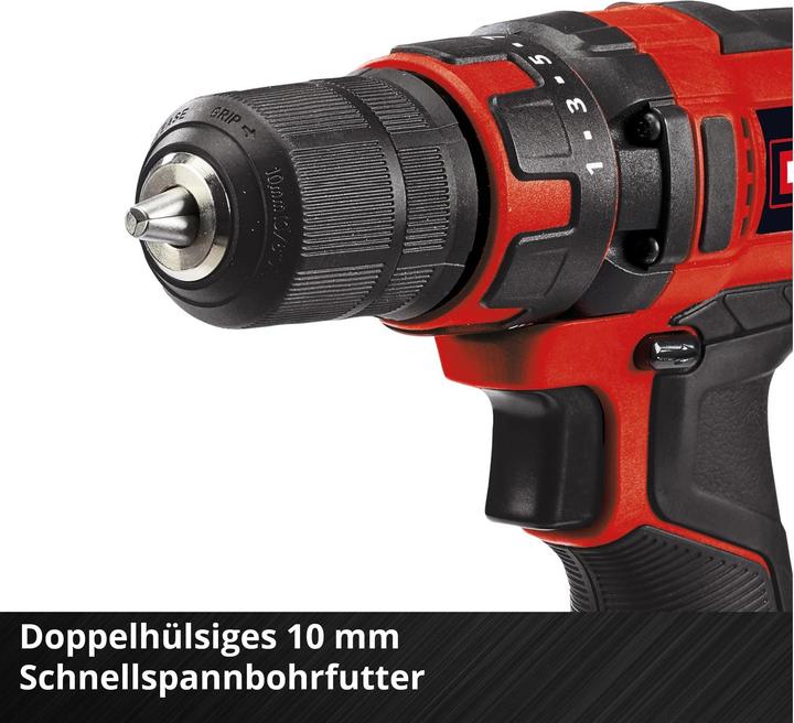 Produktbild Einhell Akku-Bohrschrauber TC-CD 18/38-2 Li ( 1 x 1,5 Ah) (Akkubetrieb)