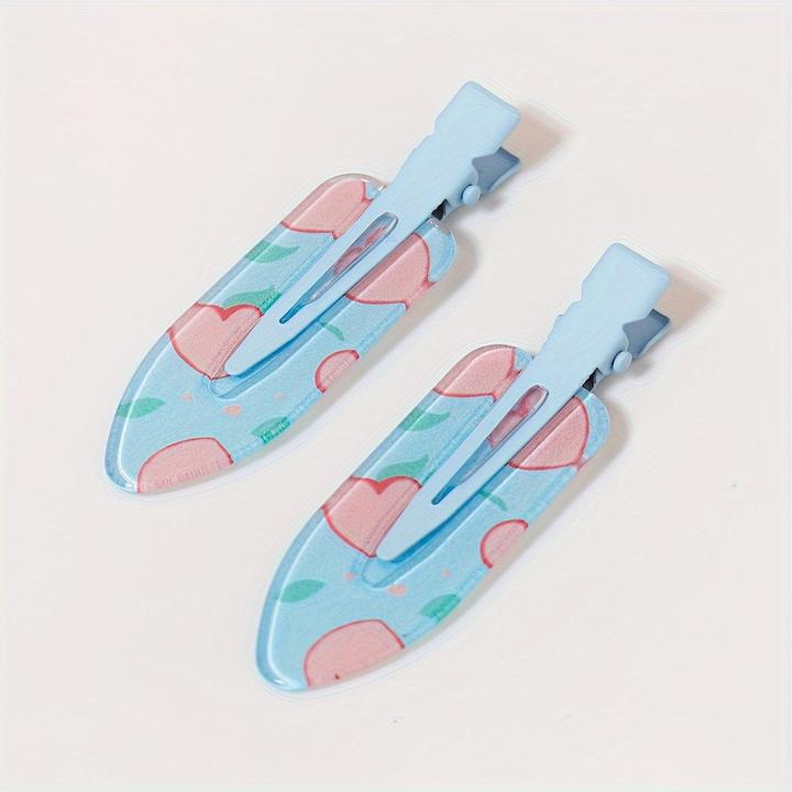 Activity Board 2pcs Assorted Cute Hair Clips, Non-Slip Hair Barrettes, Side Bangs Duckbill Clips, Trendy Hair (2 Stk.)