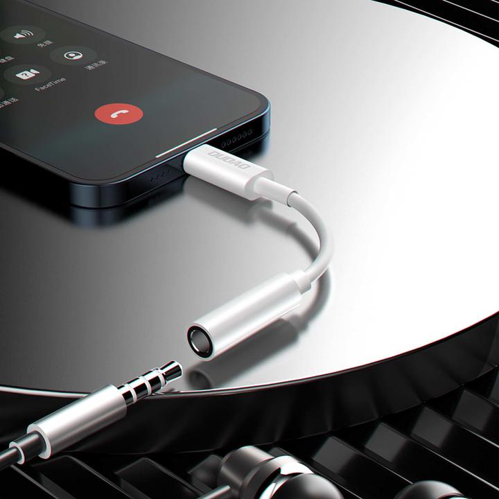 Actual product image Dudao Audio Adapter L16i (Lightning, 3.5mm jack)