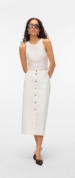 Actual product image Vero Moda VMWILD Hohe Taille Langer Rock Jeansrock (L)