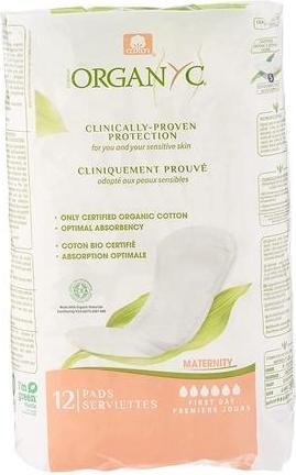 Actual product image Organyc Maternity Pads (12 x)