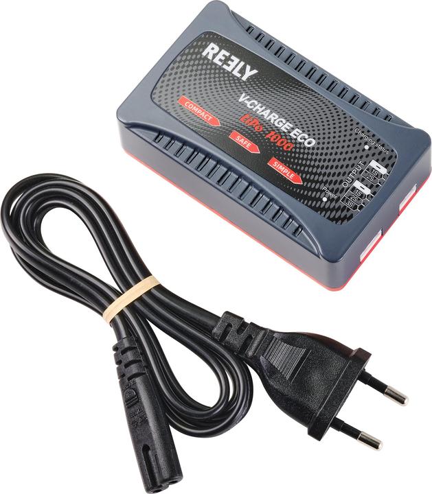Actual product image Reely V-CHARGE ECO LiPo 1000 model charger 230 V 1 A LiPo