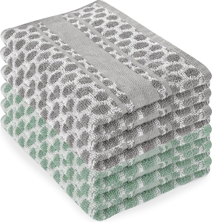 Immagine prodotto Aspero 6 Asciugamani da tè in cotone Terry (50 x 70 cm)