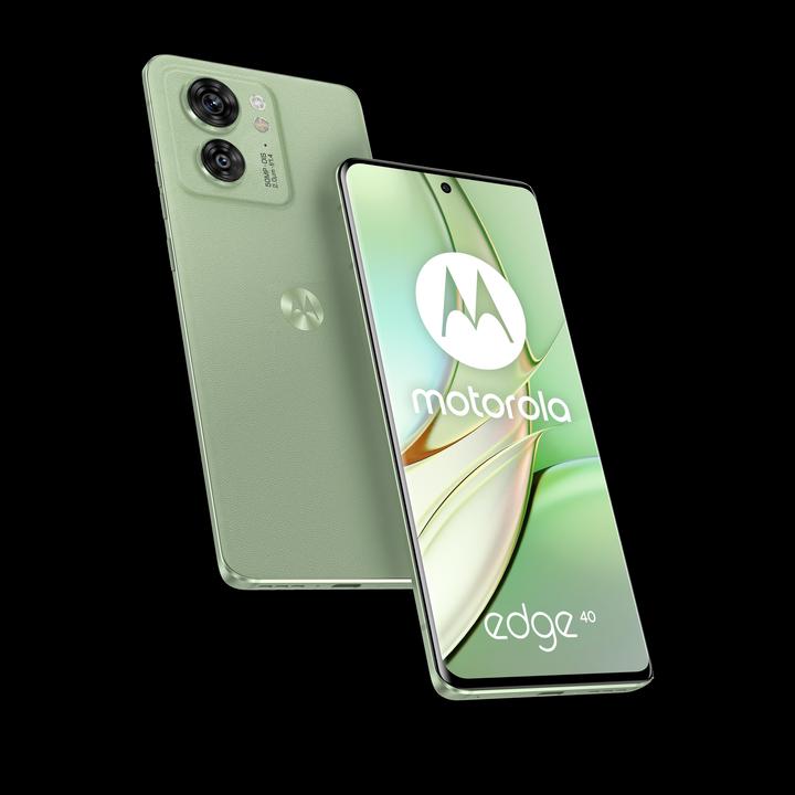 Produktbild Motorola Edge 40 (256 GB, Nebula Green, 6.55", SIM + eSIM, 5G)
