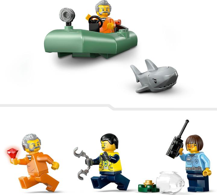 Produktbild LEGO Verfolgungsjagd im Polizeiboot (60456, LEGO City)