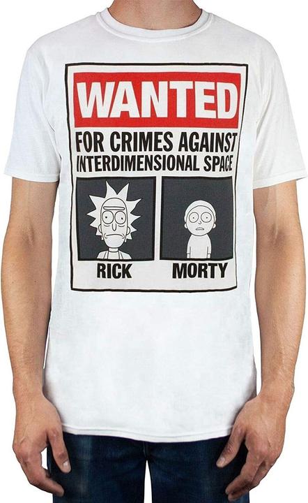 Actual product image Rick And Morty TShirt Wanted (L)