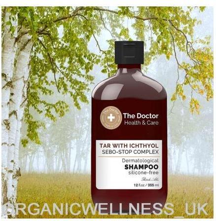 Image du produit The Doctor Health & Care Shampooing contre l'huile Tar + Ichthyol + Sebo-Stop Complex 355Ml (355 ml, Shampoing liquide)