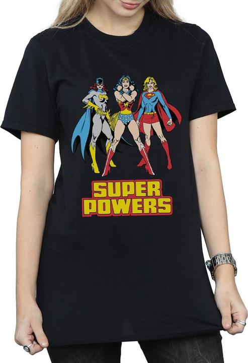 DC Super Hero Girls Super Power Group Baumwolle Boyfriend TShirt