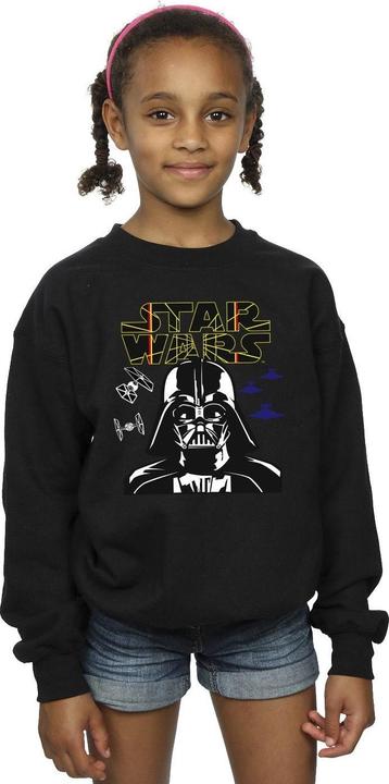 Produktbild Star Wars Darth Vader Comp Logo Sweatshirt Mädchen (116)