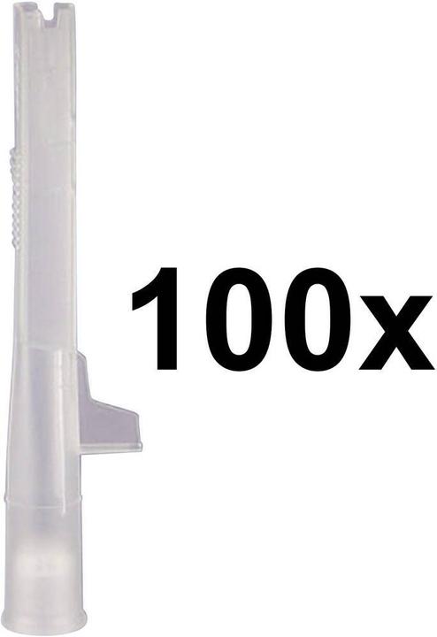 Dräger slide"n"click mouthpieces Transparent