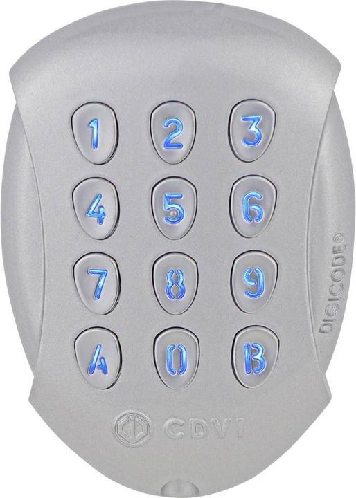 Actual product image CDVI F0201000047-J Code lock 12 V, 24 V, 48V IP65 Bluetooth-capable, with illuminated button (Bluetooth)