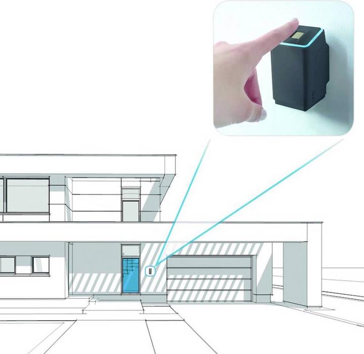 Image du produit Ekey 200021 Système d'accès par empreintes digitales en saillie 12V IP54 compatible Bluetooth (Empreinte digitale, Smartphone)
