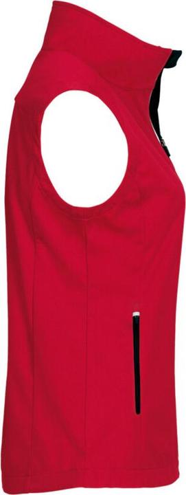 Actual product image Hakro Ladies Light Softshell Vest Sarina red, L (L)