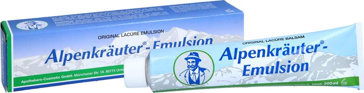 Actual product image Axisis LACÚRE Alpine Herbal Emulsion, 200 ml solution (Body cream, 200 ml)