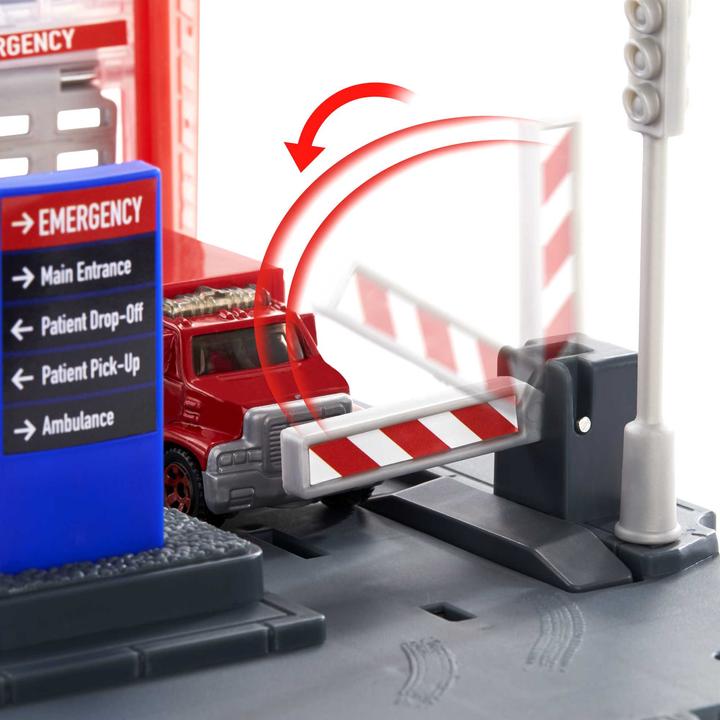 Actual product image Matchbox ACTION DRIVERS Helicopter Rescue Playset
