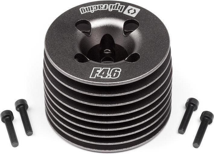 HPI Aluminium heatsink head (Gunmetal/F4.6 V2)